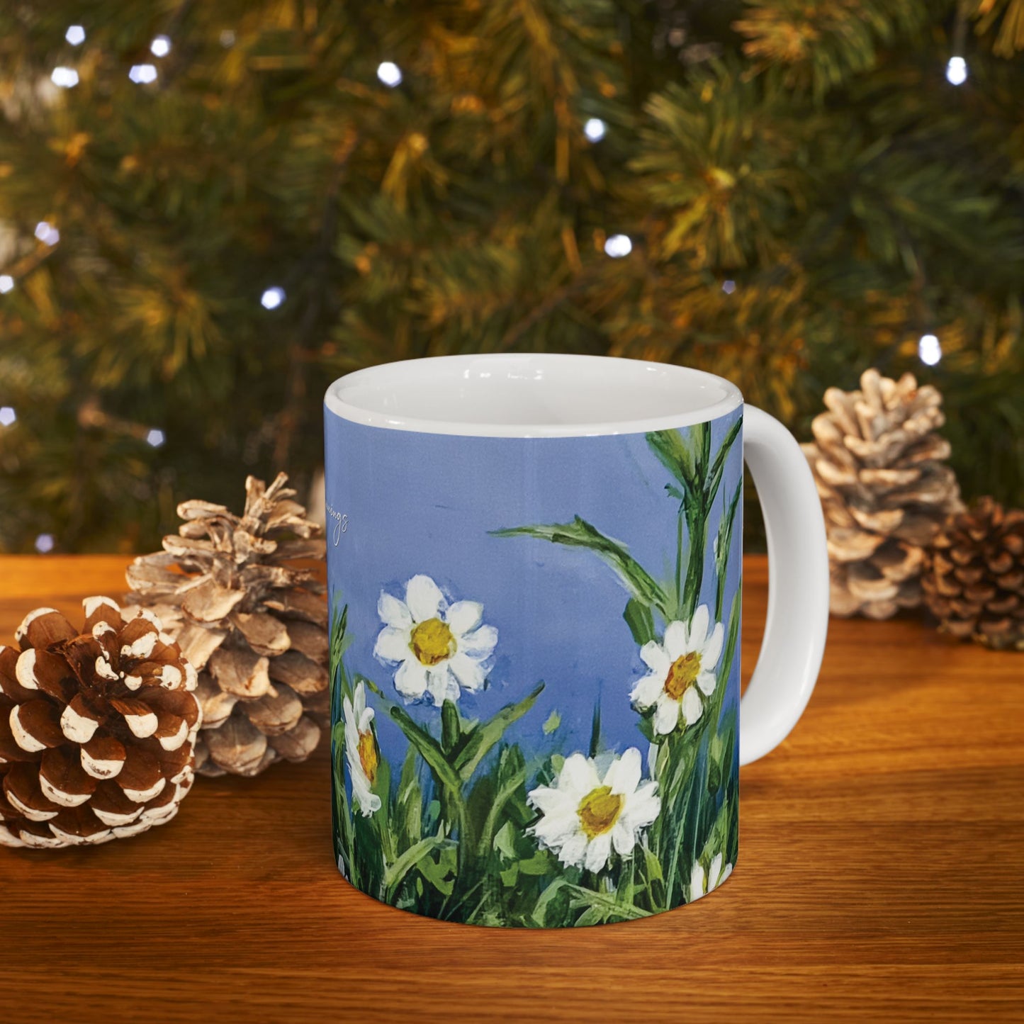 Wild Daisies - Ceramic Mug 11oz