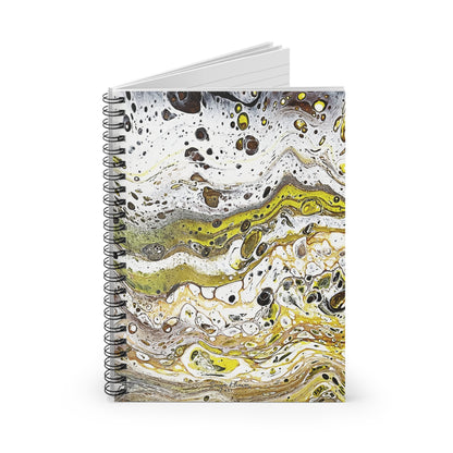 Fluid Art 6  - Spiral Notebook