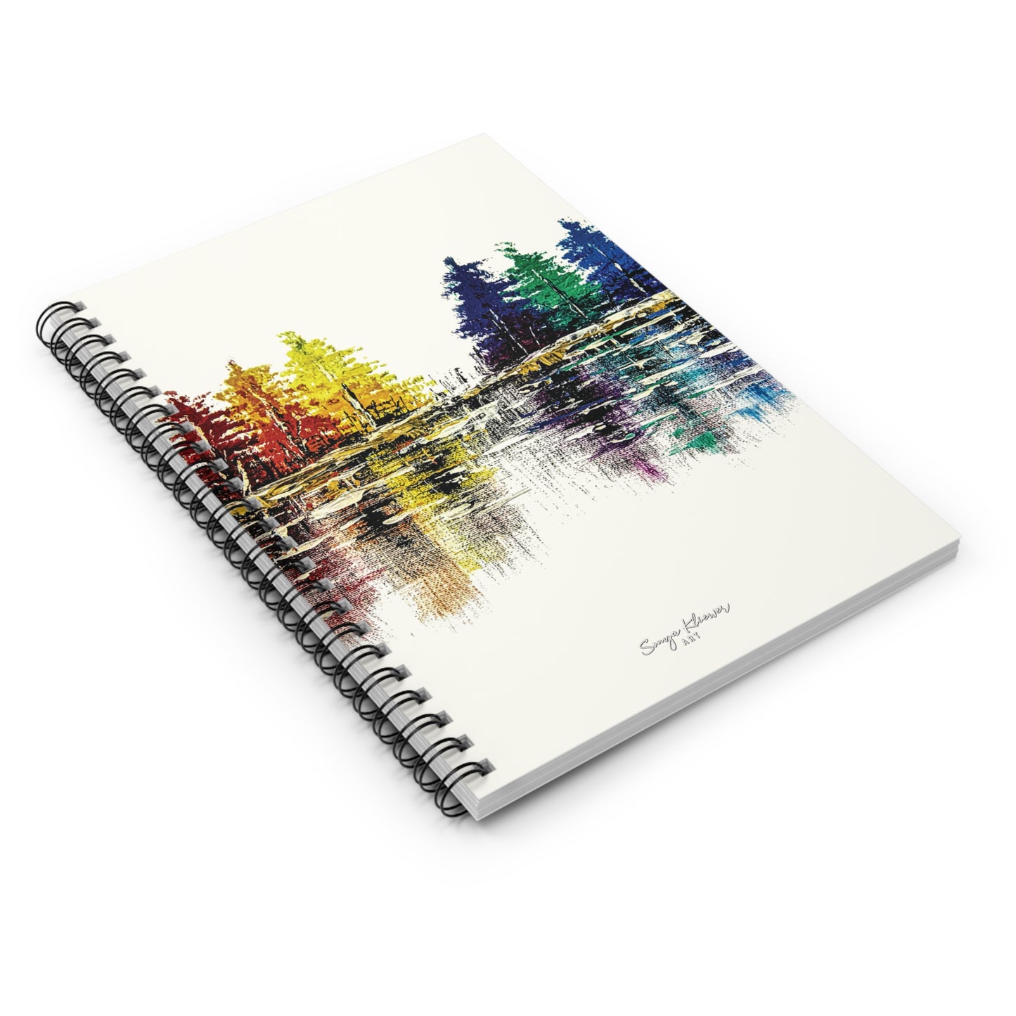 Trees of Color - Spiral Notebook