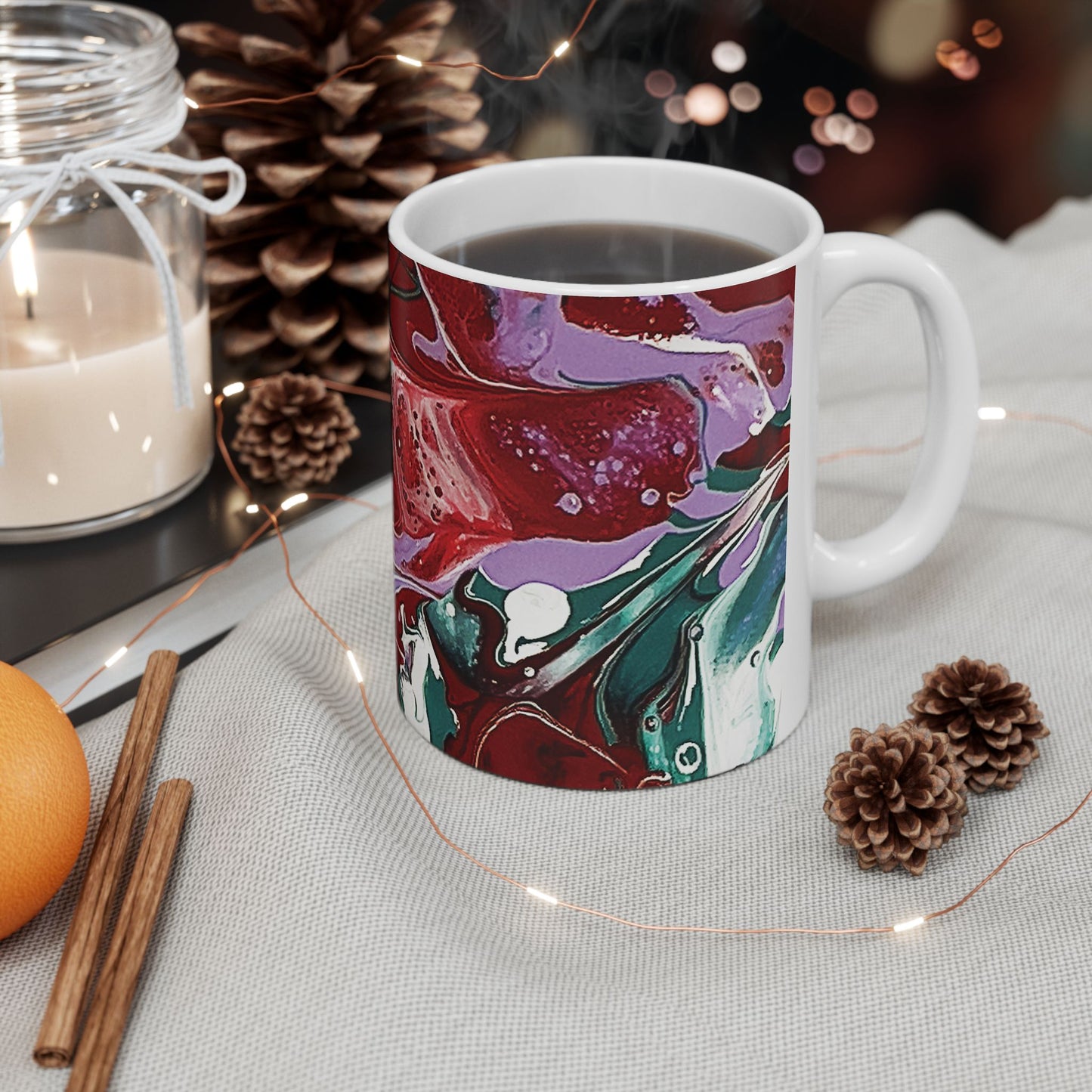 Fluid Art 3 - Ceramic Mug 11oz