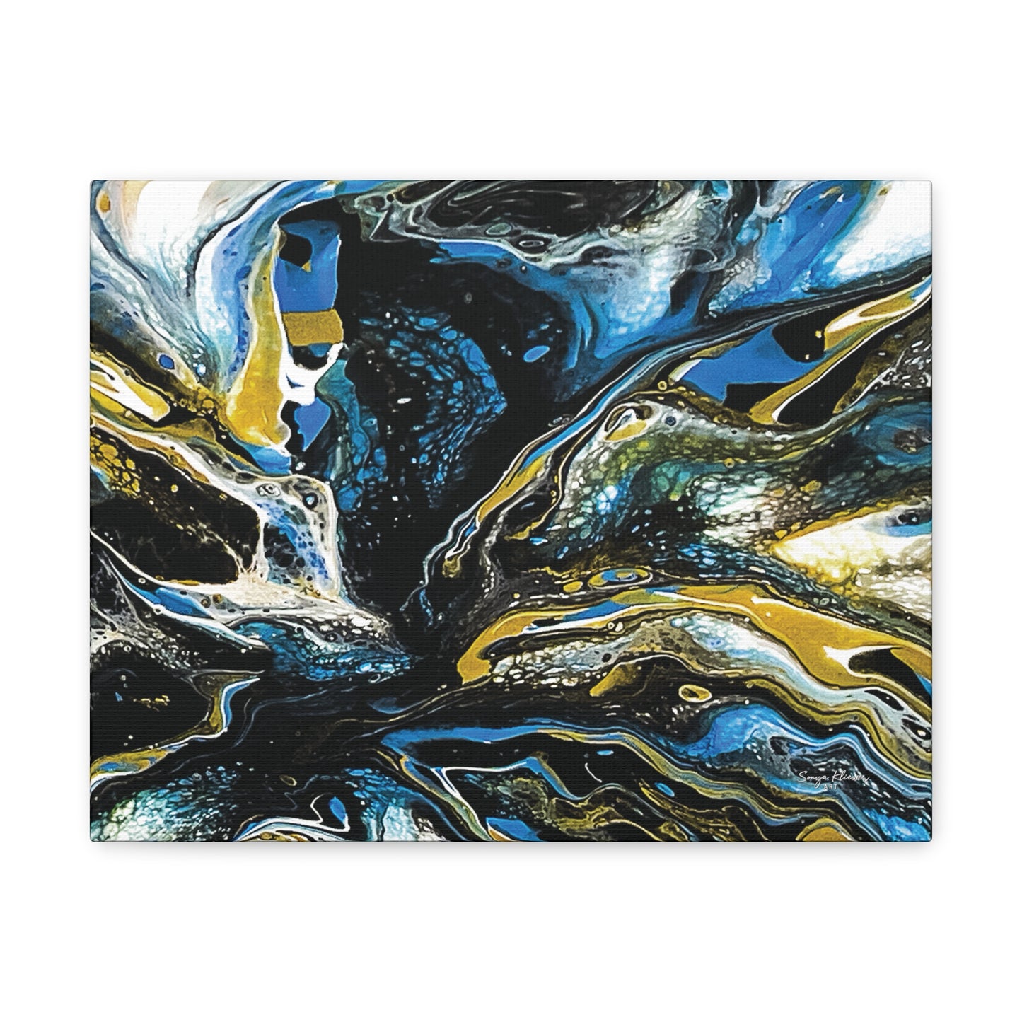 Fluid Art 1 - Canvas Gallery Wrap Print