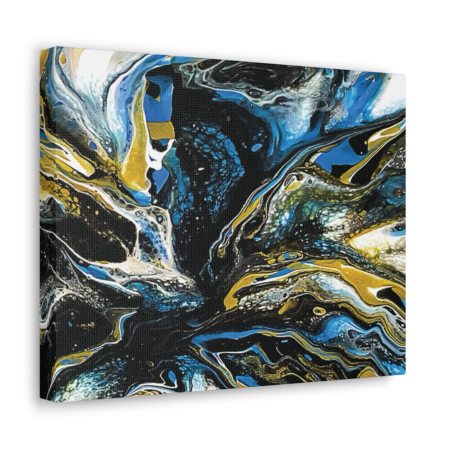 Fluid Art 1 - Canvas Gallery Wrap Print