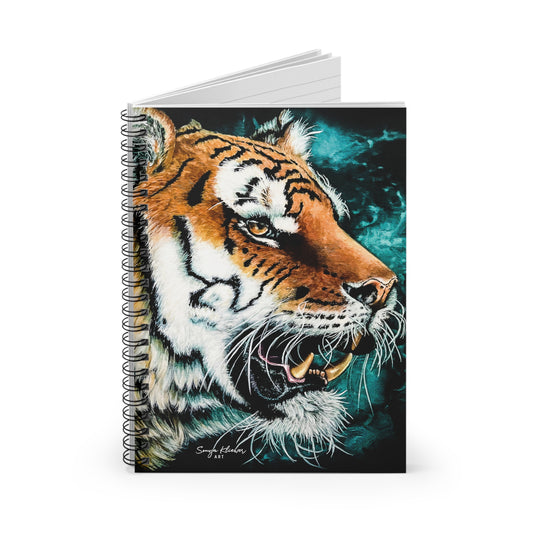 Tiger Portrait - Spiral Notebook