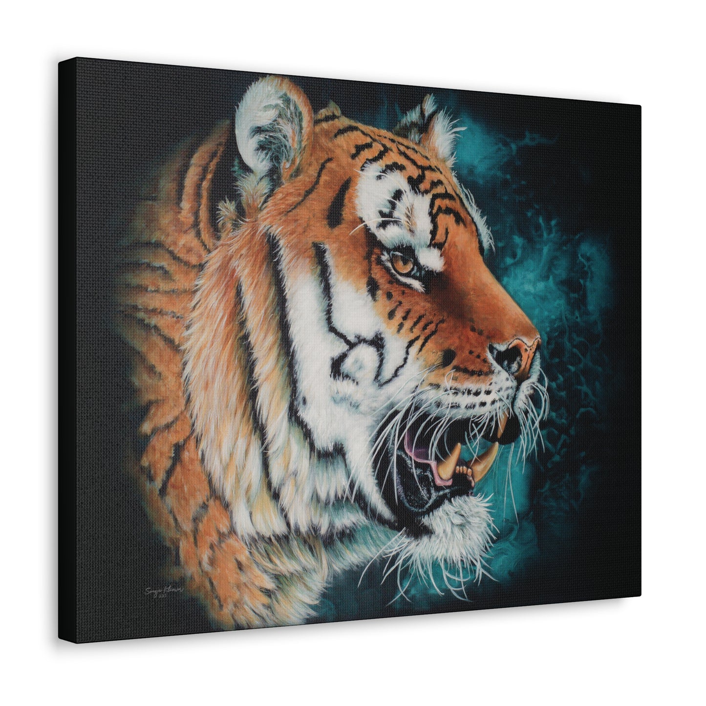 Tiger Portrait - Canvas Gallery Wrap Print