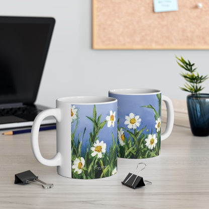 Wild Daisies - Ceramic Mug 11oz