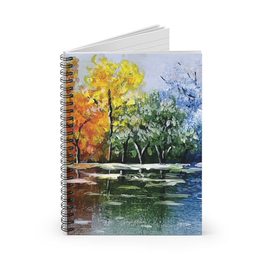 Tree Reflections - Spiral Notebook