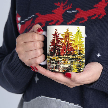 Trees of Color - Ceramic Mug 11oz