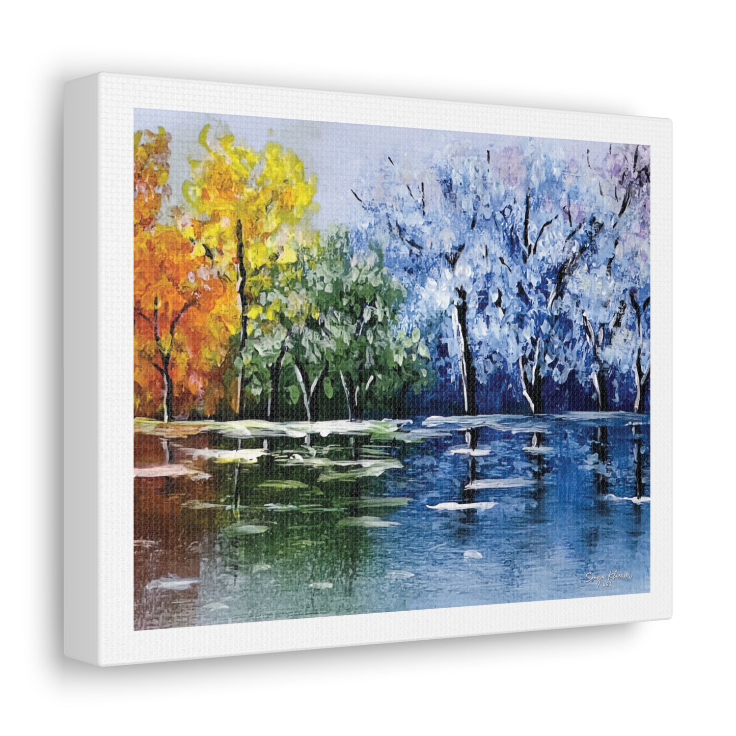 Tree Reflections - Canvas Gallery Wrap Print