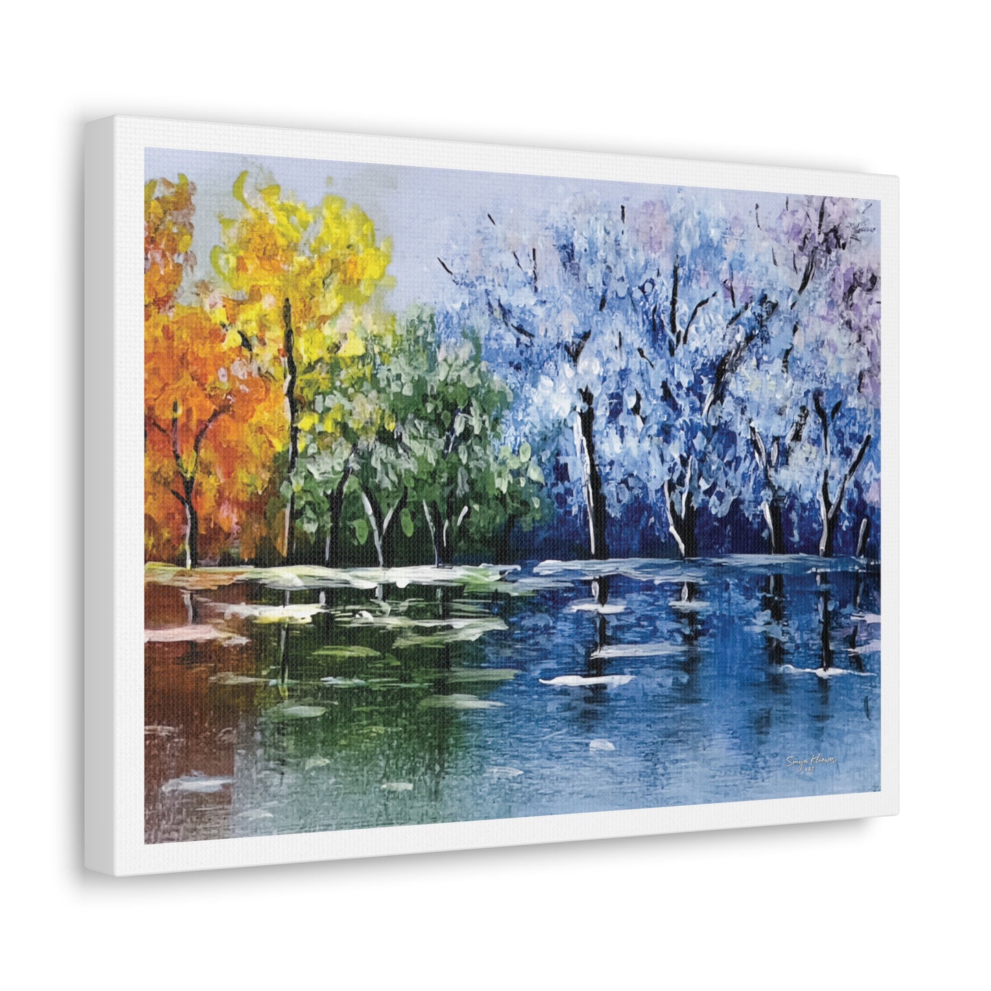 Tree Reflections - Canvas Gallery Wrap Print