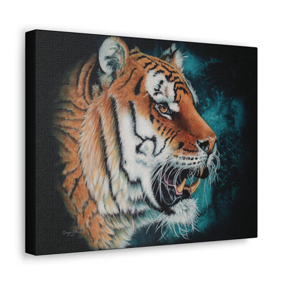 Tiger Portrait - Canvas Gallery Wrap Print