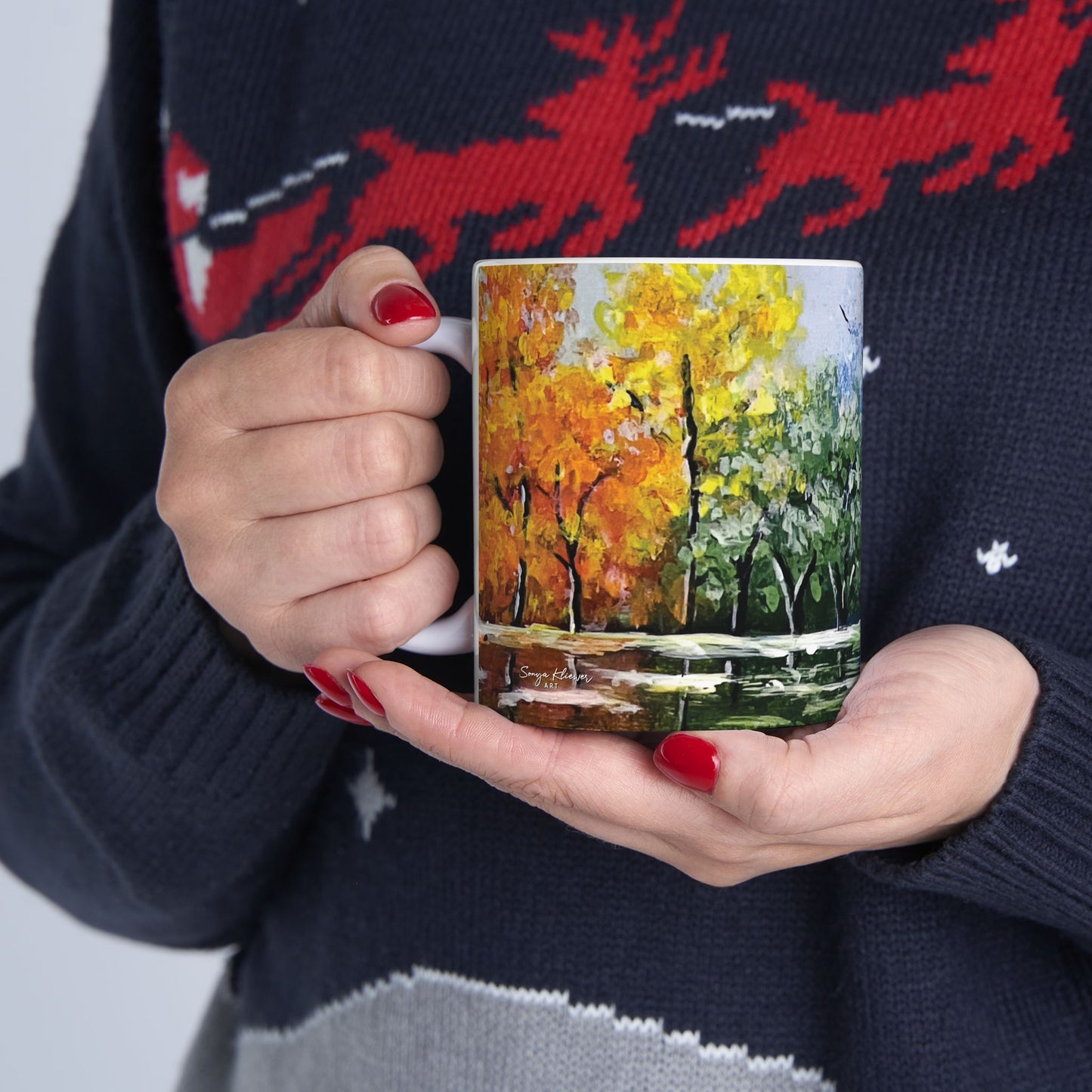 Tree Reflections - Ceramic Mug 11oz