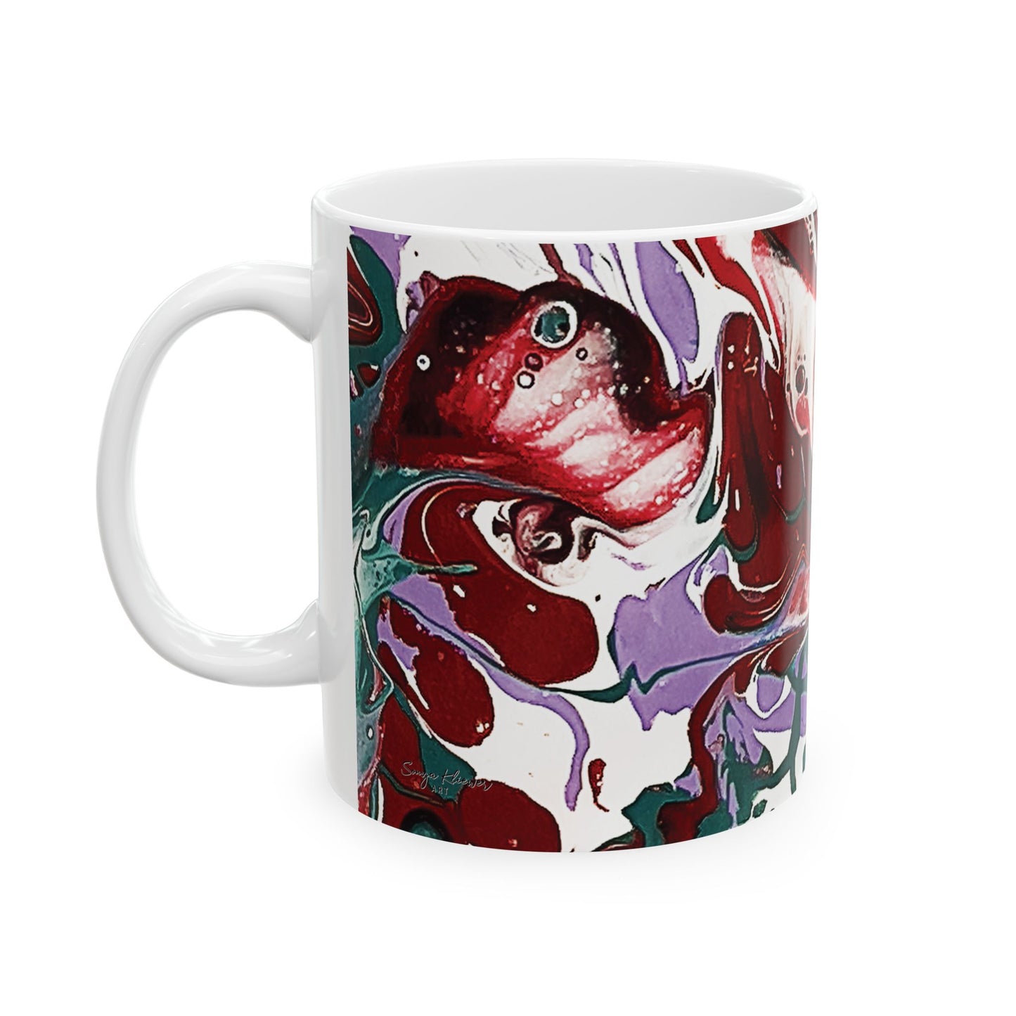 Fluid Art 3 - Ceramic Mug 11oz