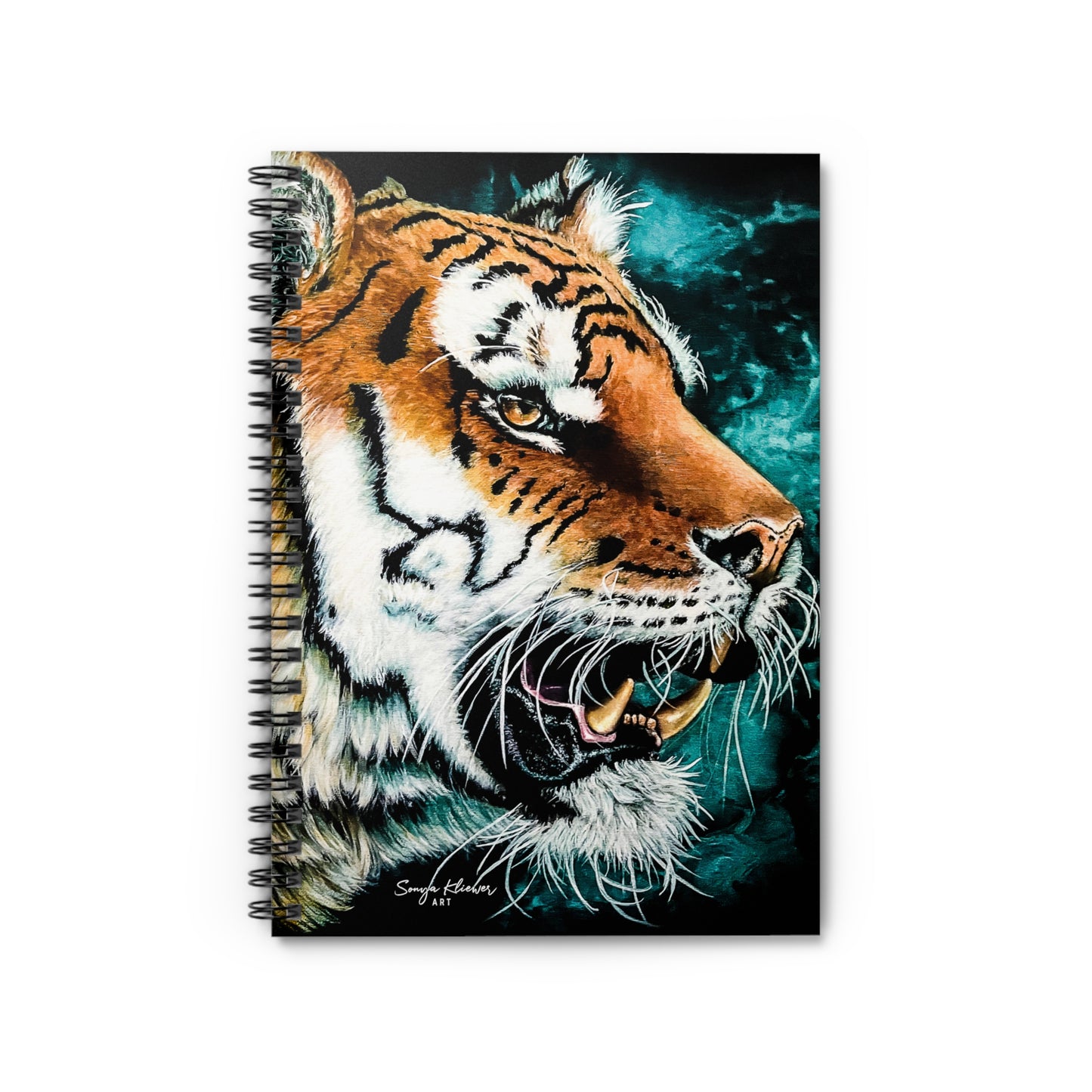 Tiger Portrait - Spiral Notebook