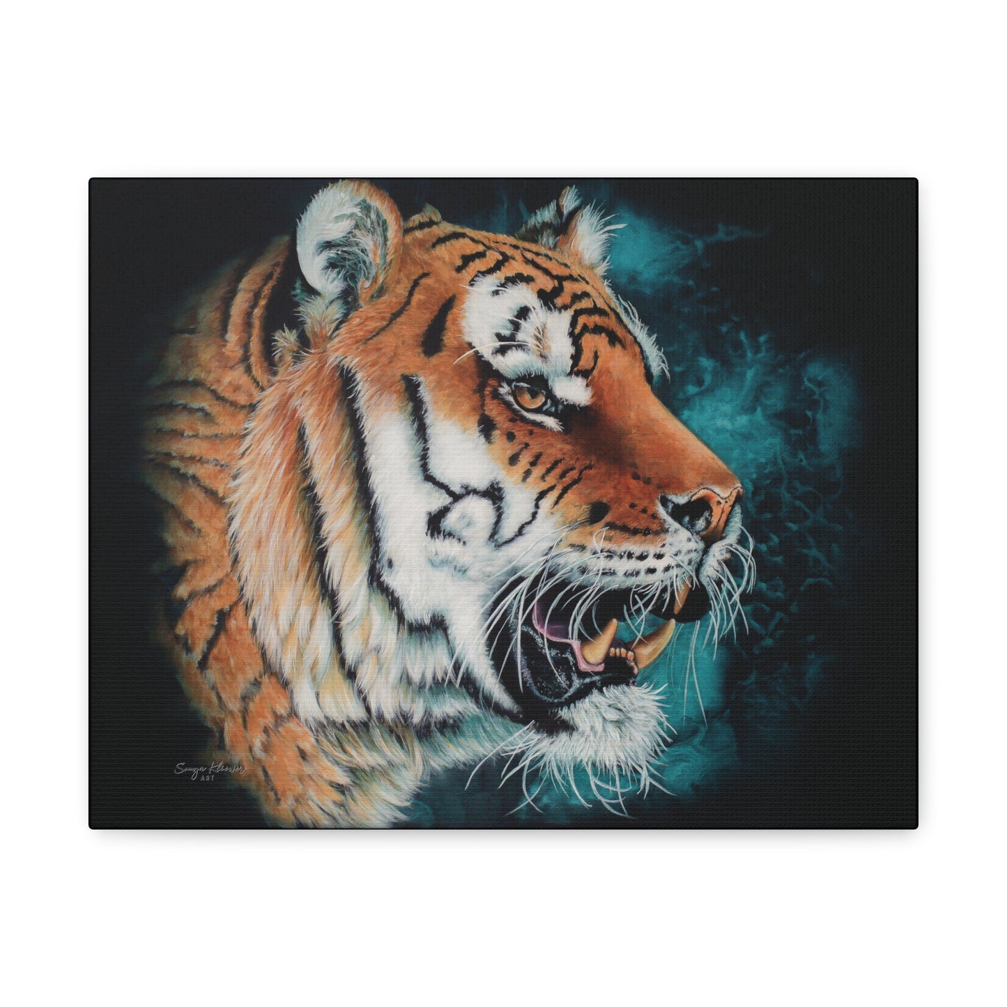 Tiger Portrait - Canvas Gallery Wrap Print