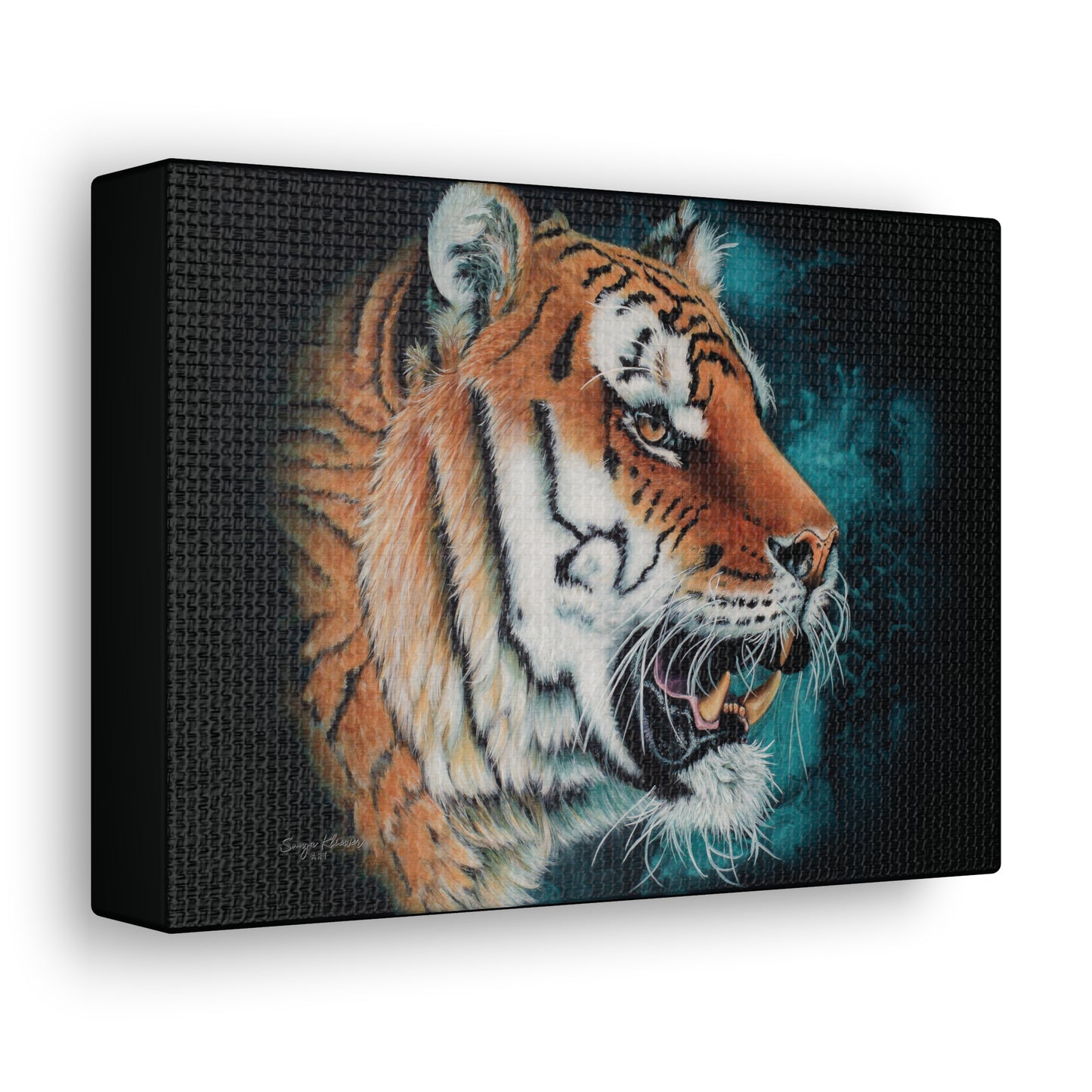 Tiger Portrait - Canvas Gallery Wrap Print