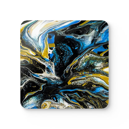 Fluid Art 1 - Corkwood Coaster Set