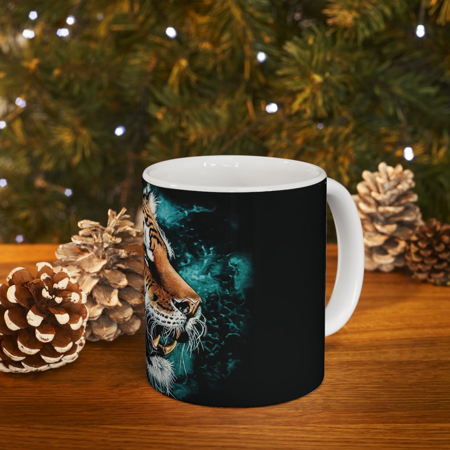 Tiger Portrait - Ceramic Mug 11oz