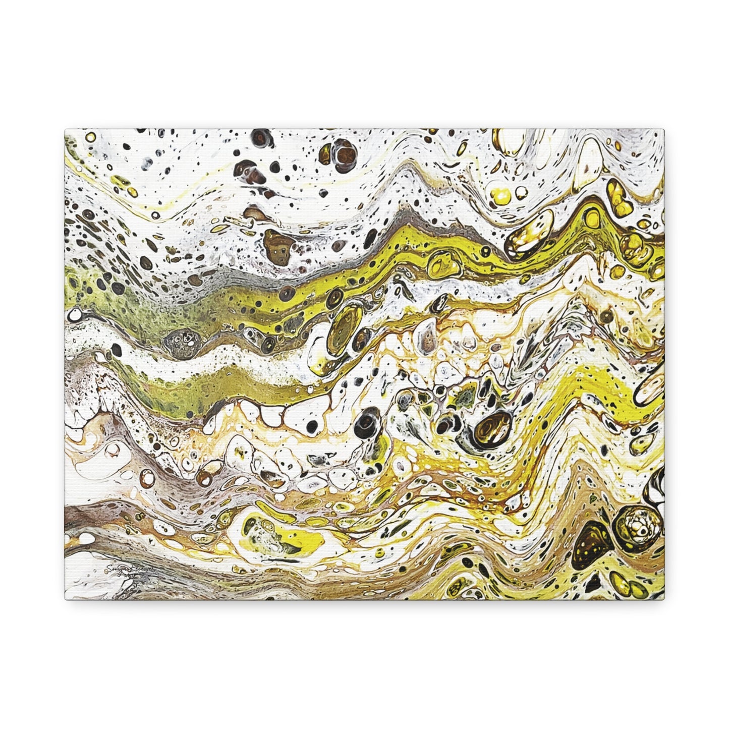 Fluid Art 6 - Canvas Gallery Wrap Print