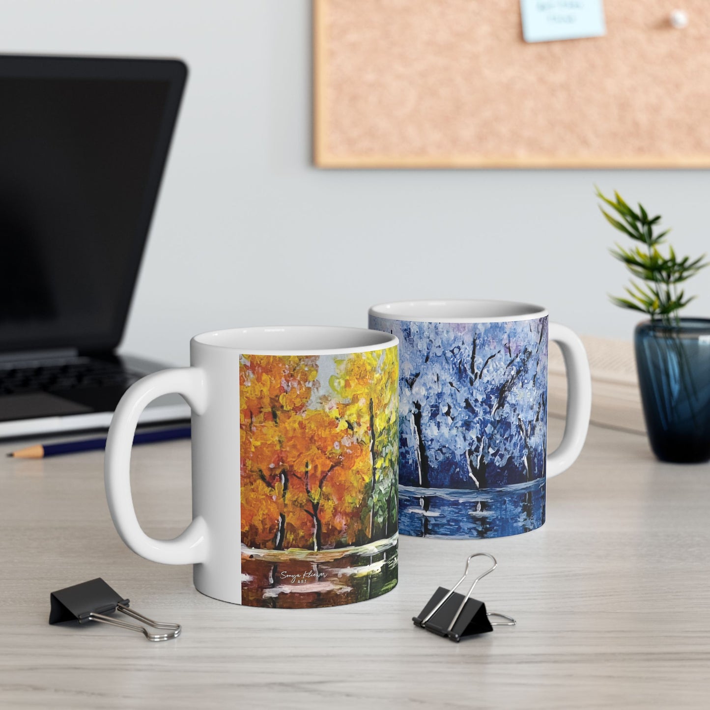 Tree Reflections - Ceramic Mug 11oz