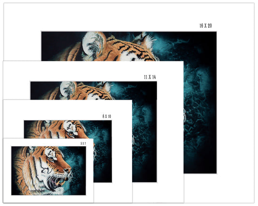 Tiger Portrait - Print
