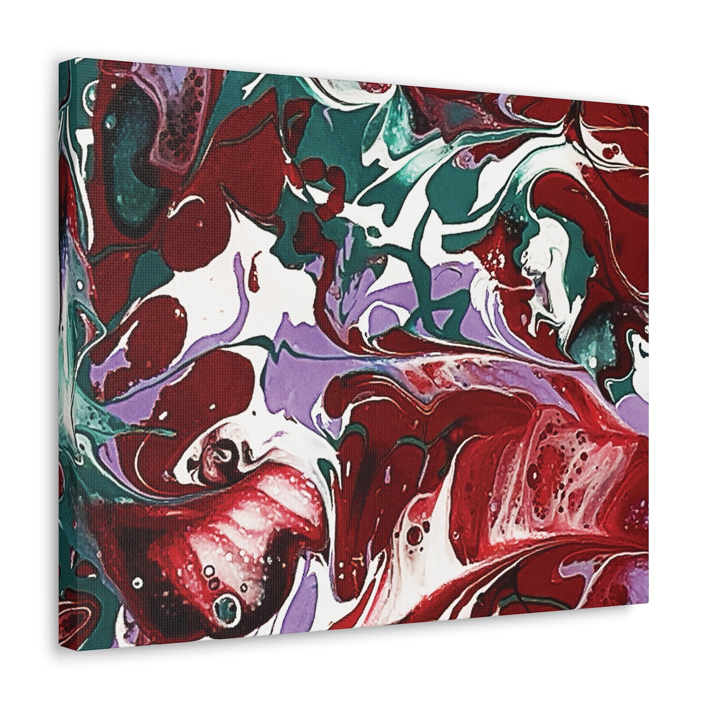 Fluid Art 3 - Canvas Gallery Wrap Print