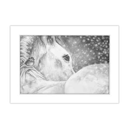 Free 5x7 Matted Print (4x6 Image) - Snowy Day