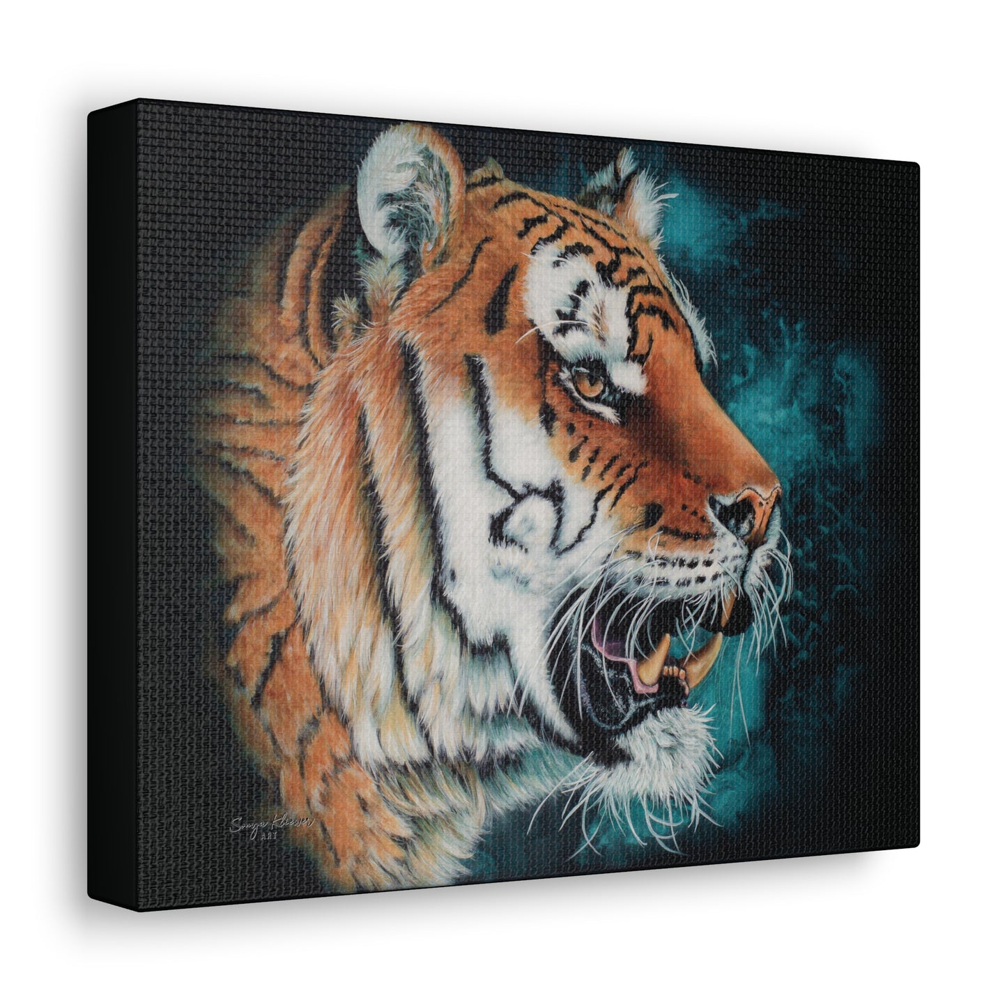 Tiger Portrait - Canvas Gallery Wrap Print