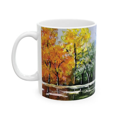 Tree Reflections - Ceramic Mug 11oz