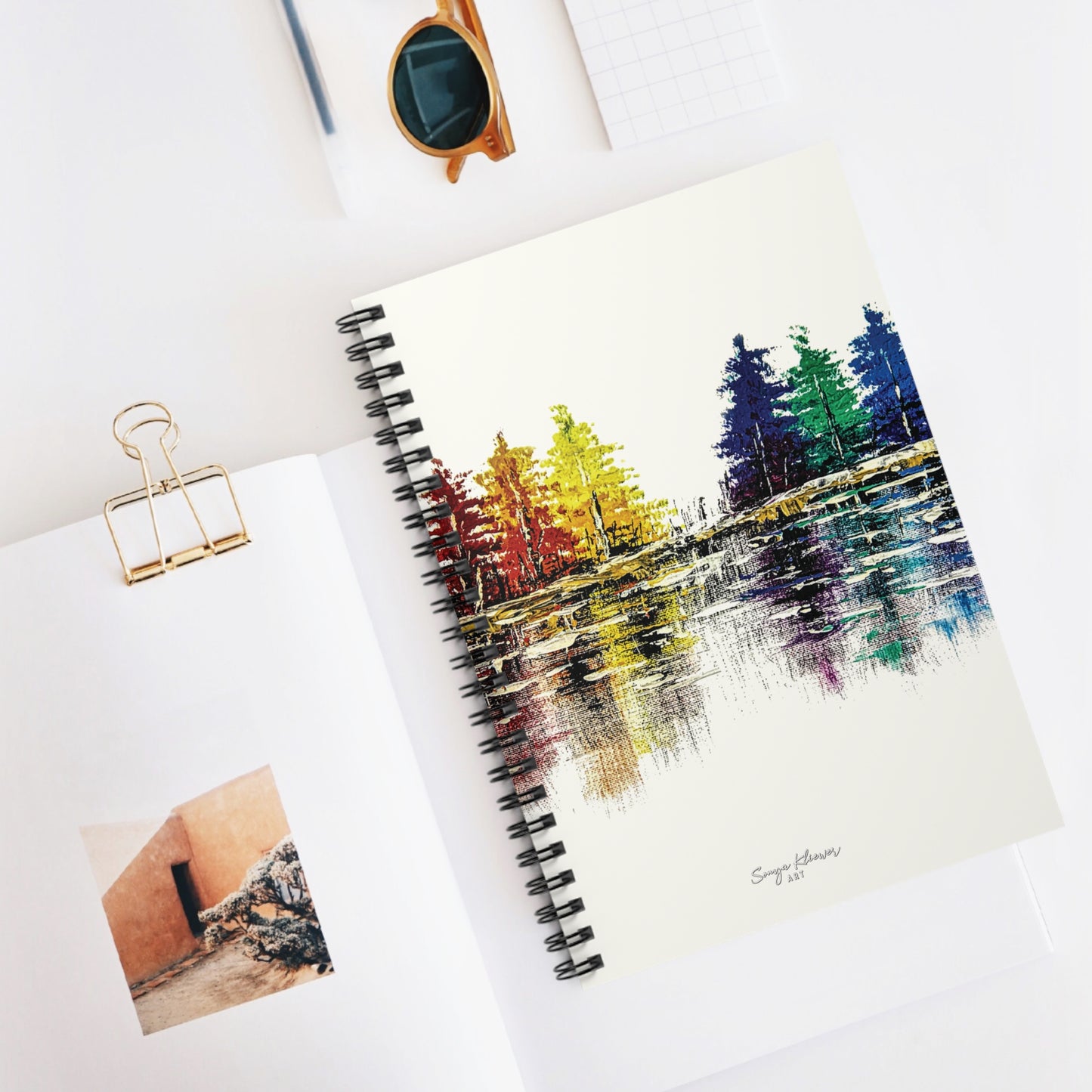 Trees of Color - Spiral Notebook