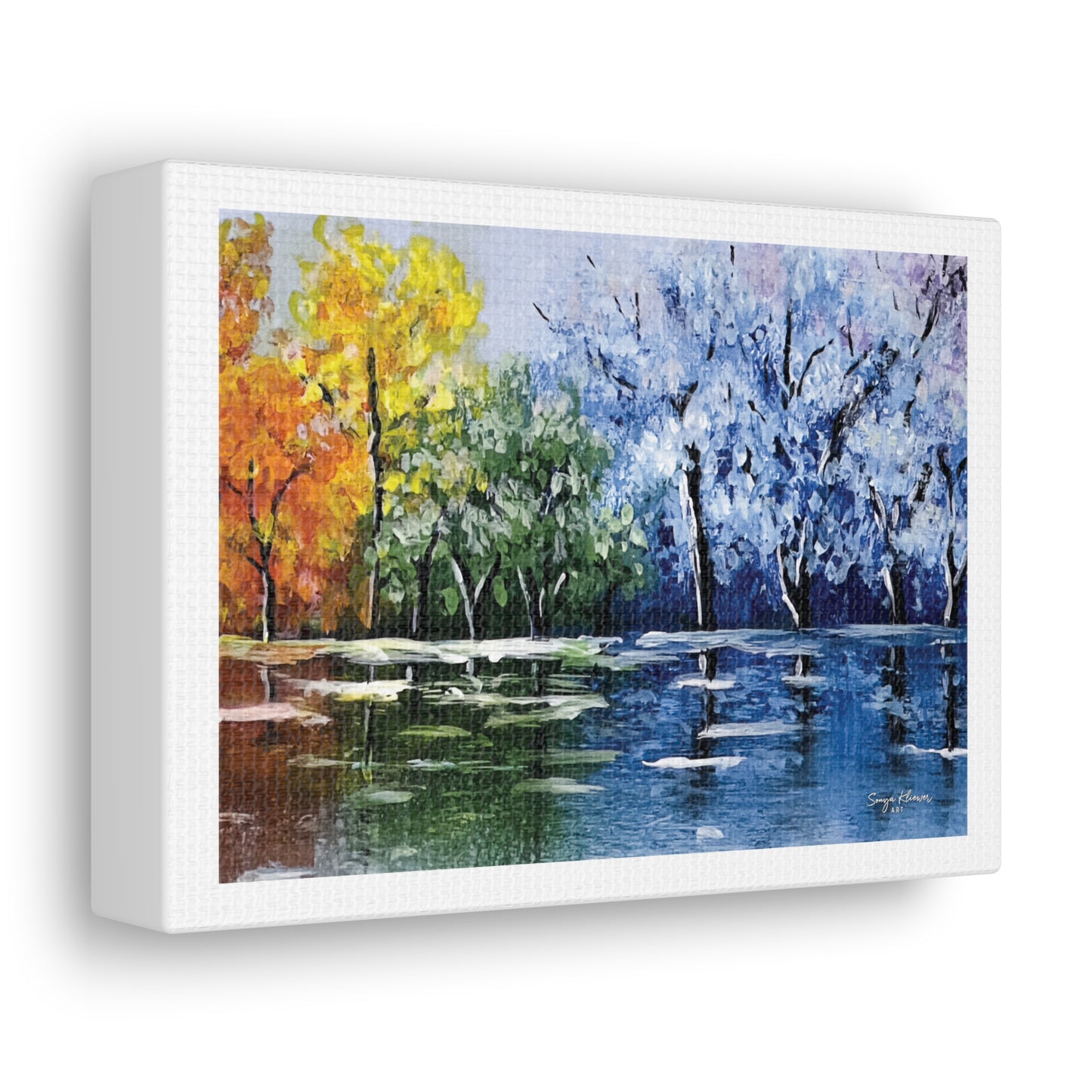 Tree Reflections - Canvas Gallery Wrap Print