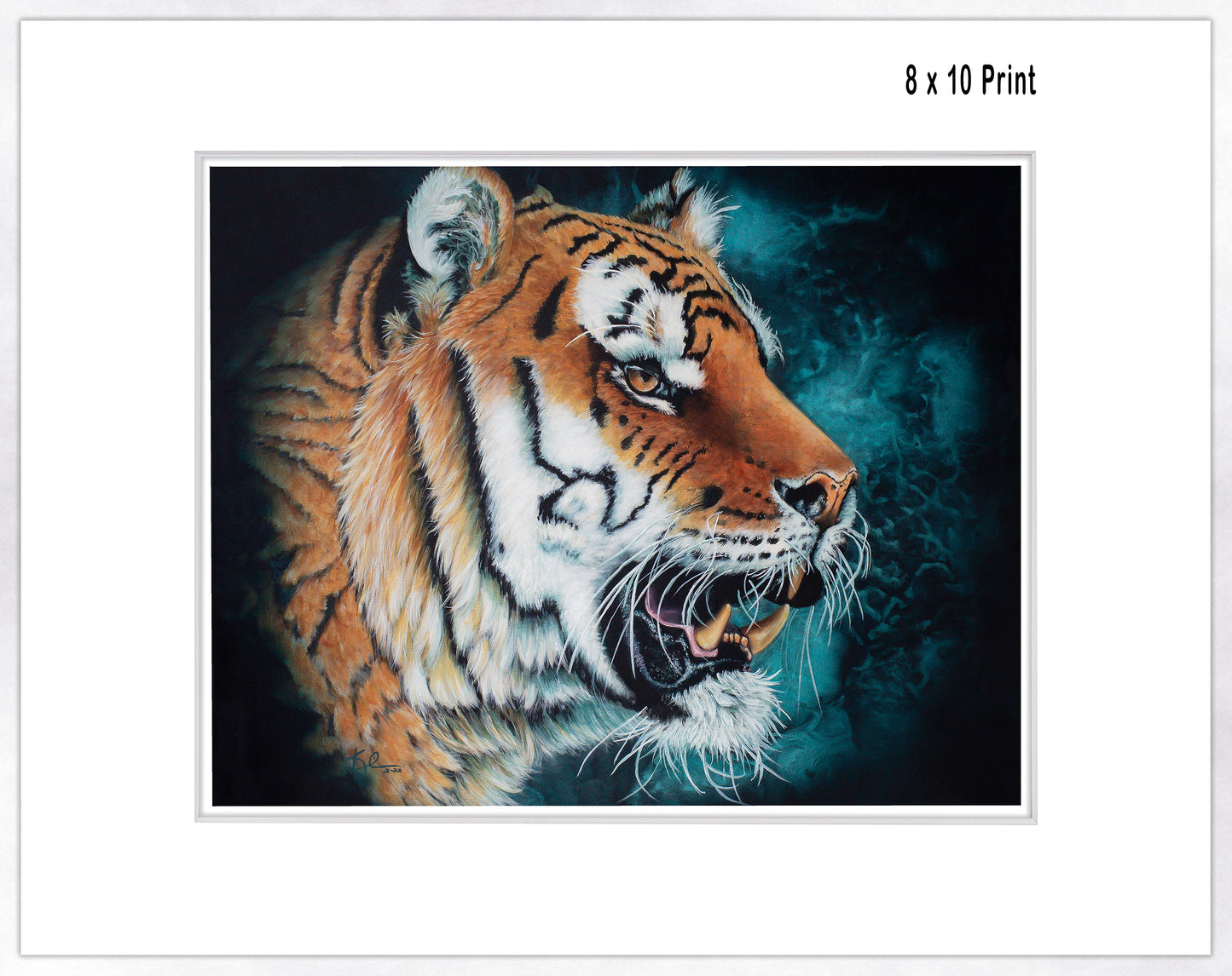 Tiger Portrait - Fine Art Paper Print