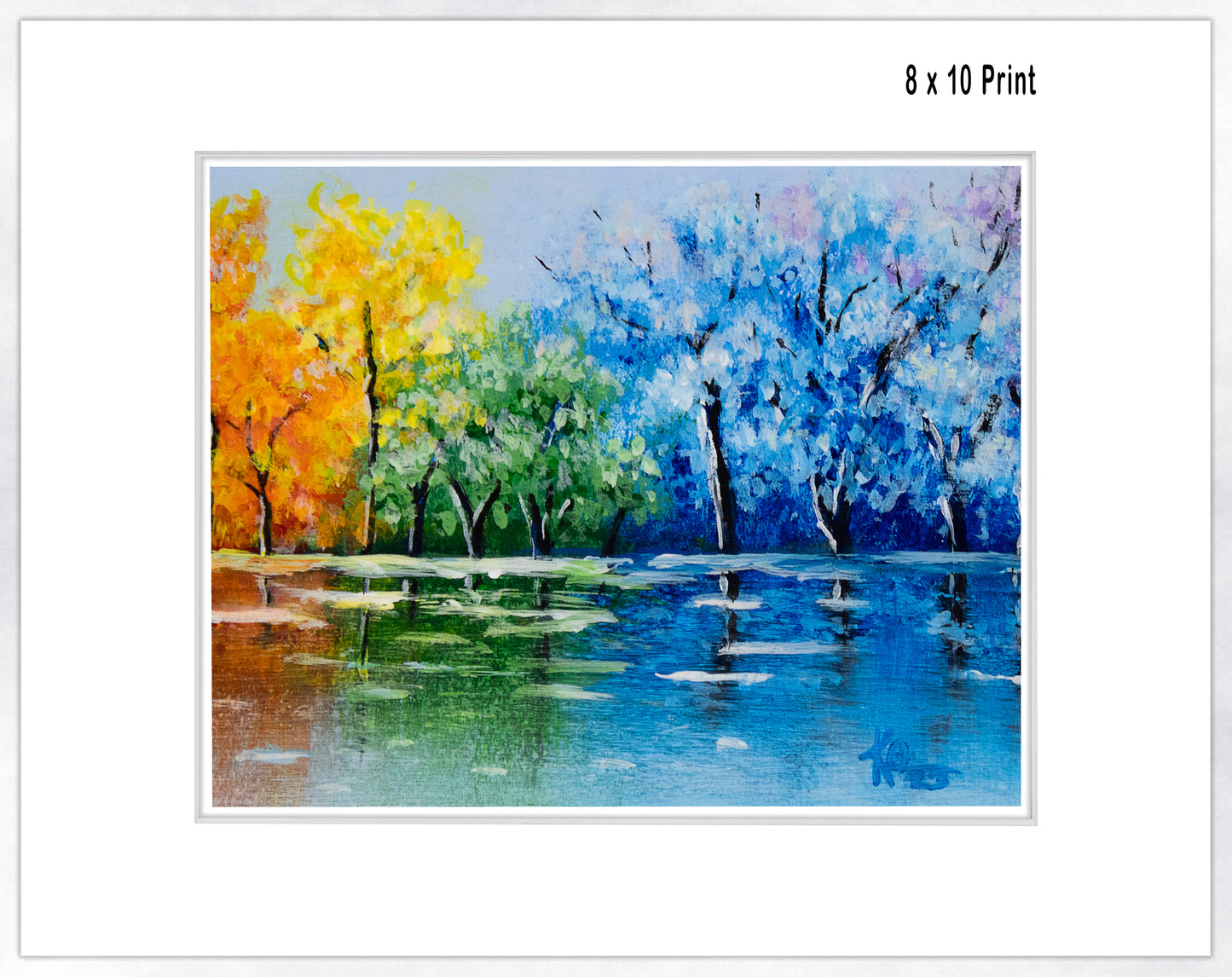 Tree Reflections- Fine Art Paper Print