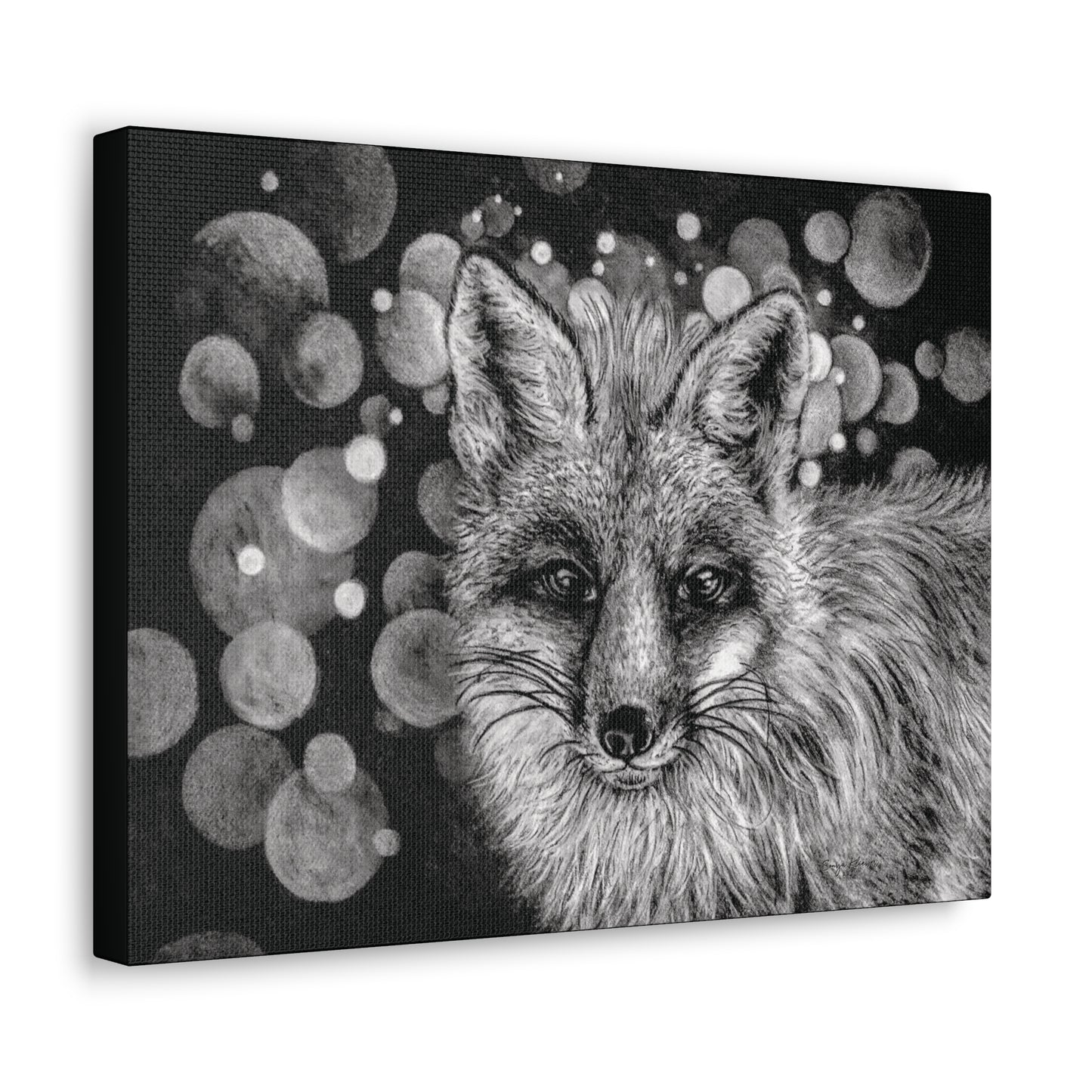 Curious Fox - Canvas Gallery Wrap Print