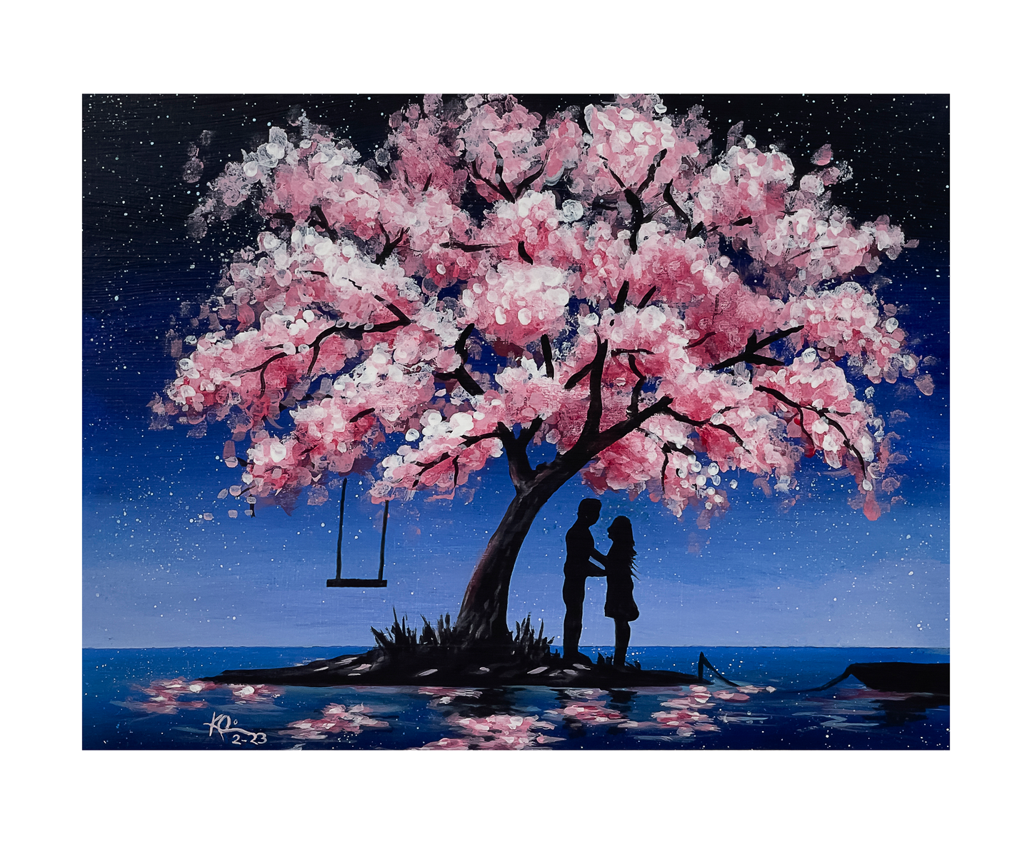 Cherry Blossom Tree - Original for Sale