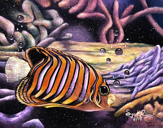 Fish in Coral - Original