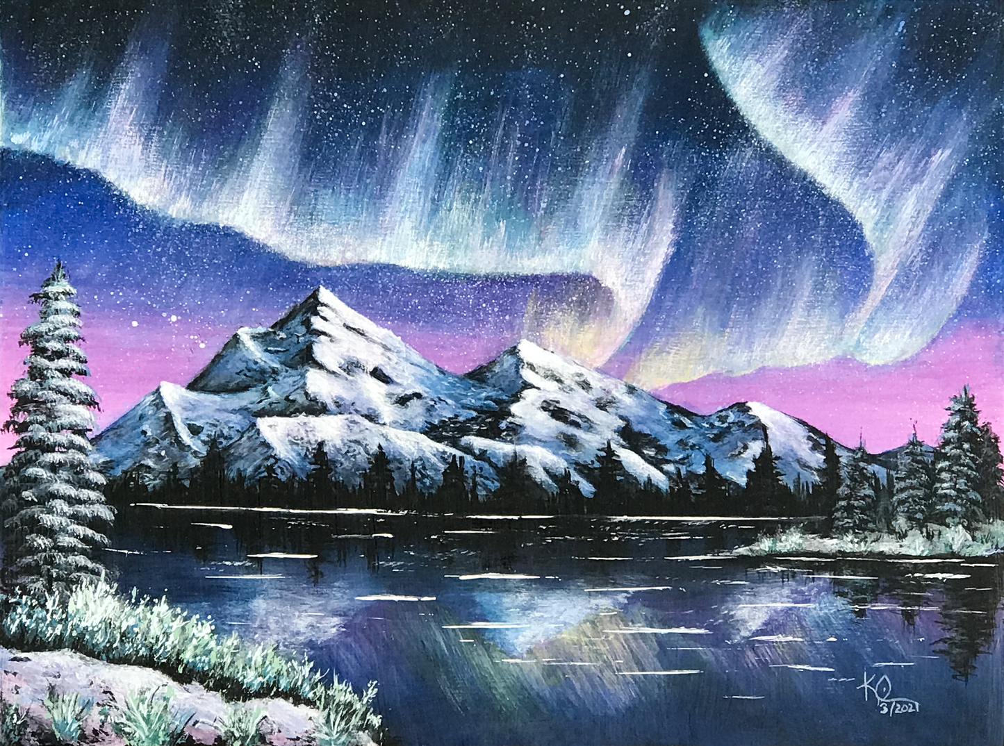 Northern Lights - Original for Sale