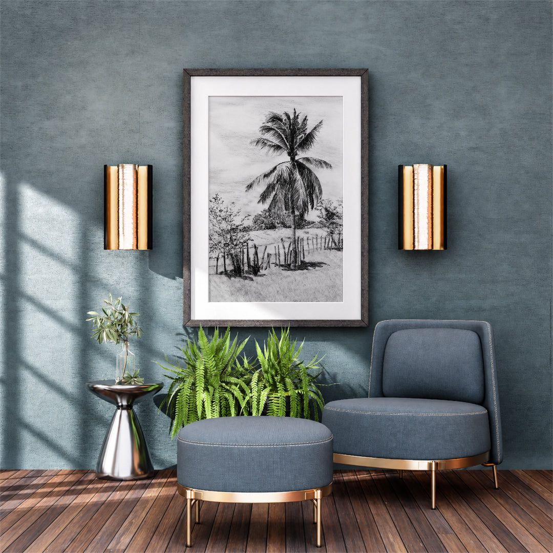 Palm Tree in Belize - Print