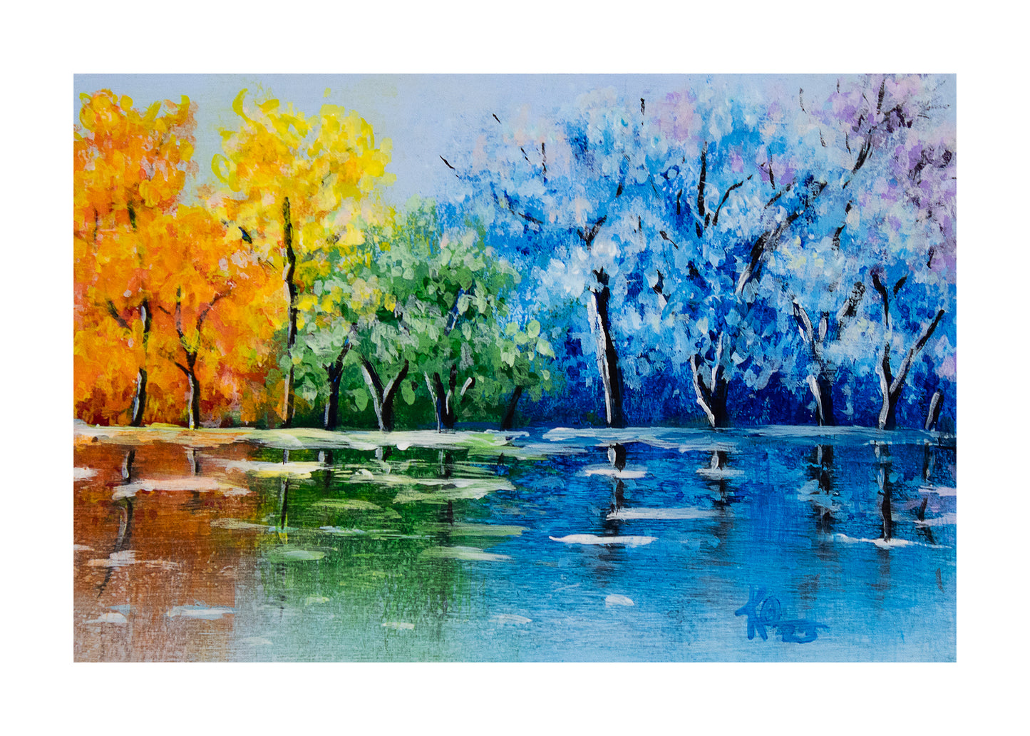 Tree Reflections - Original for Sale